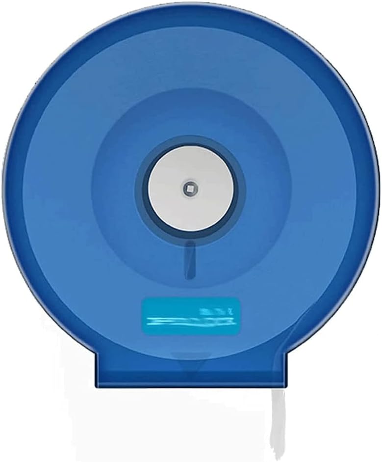 Sturdy Paper Towel Holders Paper Towel Holders Wall Mount and Countertop Roll Holder Commercial Paper Towel Dispensers Plastic Toilet Tissue Holder High Capacity (Blue)