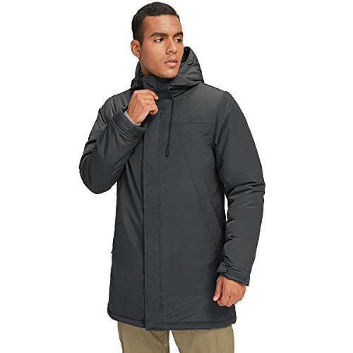 Camelsports Mens Winter Coats Long Warm Jacket With Hood Casual Quilted Puffer Parka Windproof Jackets #TOP3