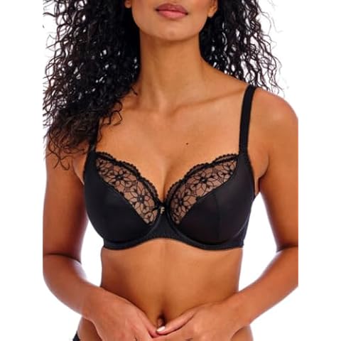 Freya Women's Hallie Underwire Plunge Bra Black Cover