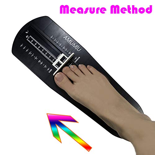 Amumiu Shoe Measuring Devices,For Kids Infants Mens Womens Adults,Feet Measurement,Children Shoes Ruler,Baby Shoe Sizer #TOP1