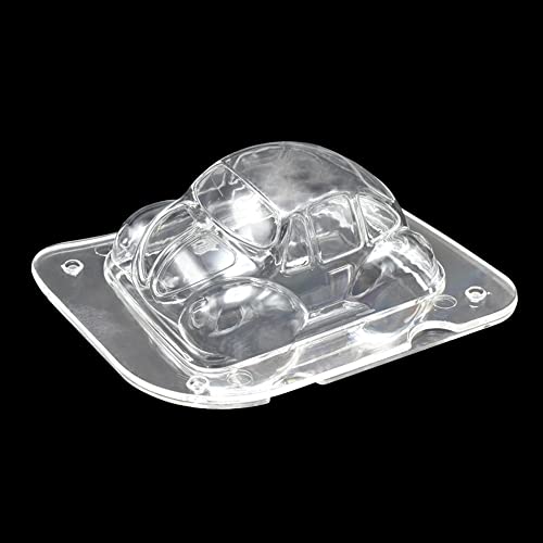 Tuke 5.5'' 3D Car Shaped Polycarbonate Chocolate Mold Hard Poly-Carbonate Candy Mold 3D Car Chocolate Mould #TOP2