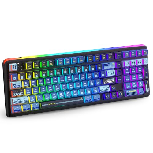 RK ROYAL KLUDGE R99 RGB Dual 8K Wireless Mechanical Keyboard w/Light Bar