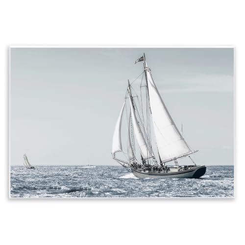 Ocean Vessel Nautical Travel, 10 x 15 Inch Mounted Print on Wall Plaque