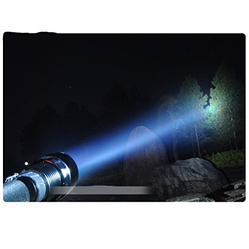 Sunworld Hid Xenon 8700Mah Torch Flashlight Sos For Outdoor 85W 8500 Lumens 3 Mode - Black #TOP4