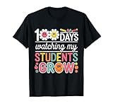 Ver a mis estudiantes crecer 100 días de escuela Groovy Teacher Camiseta