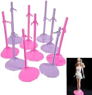 Doll Stand Support Prop Up Toy Display Holder For Barbie Dolls - Purple