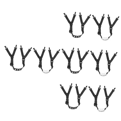 BESPORTBLE 8pcs Hard Hat Chin Strap Wear-resistant Chin Straps for Safety Helmets Lightweight Durable Quick Release Buckle Fit for Construction and Work Use