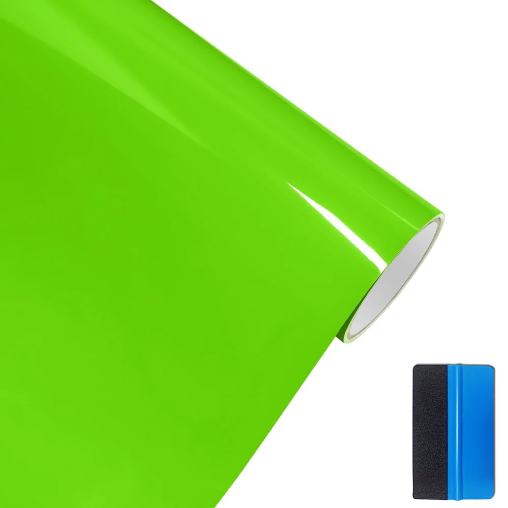 NewL High Gloss Red Vinyl Wrap Self Adhesive Air Release Bubble Outdoor Rated for Automotive Use (30cm x 150cm) — view 10