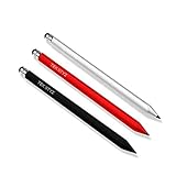 Pro Stylus Capacitive Pen Upgraded Works for Samsung Galaxy Tab S2 with Custom High Precision Touch Full Size 3 Pack! (Black Silver RED)