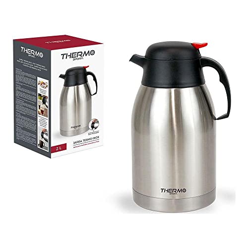 Thermosport 205339 Jarra Termo Inox, 2 L, C/Psador