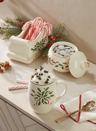 Image of Lenox Holiday Christmas Stoneware Mug, 12oz