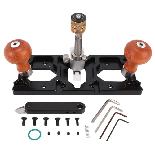 Jectse Adjustable Depth Bench Hand Planer Router Plane, Texture Adaptive