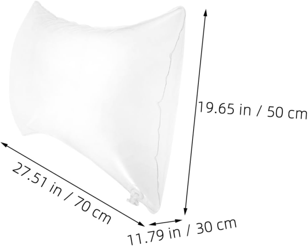 Portable Camping Pillow Insert Inflatable Lumbar Support for Travel Sofa Pillow Inserts