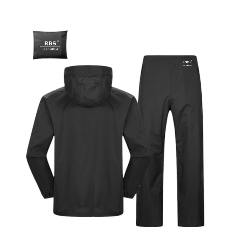 tln Waterproof Raincoat for Men | Lightweight & Durable Rain Jacket with Hood | Windproof & Breathable | Travel-Friendly, Bike & Motorcycle Use | Full-Length Protection-picture-6