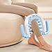 Menolana Roller Wheels Massage Roller Travel Multipurpose Muscle Relaxation Stick for Foot Wrist Back Thigh, Blue