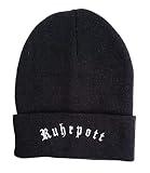 Ruhrpott Mütze (schwarz), Beanie, Wintermütze