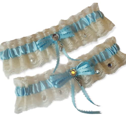 Handcrafted Cinderella Garter Set