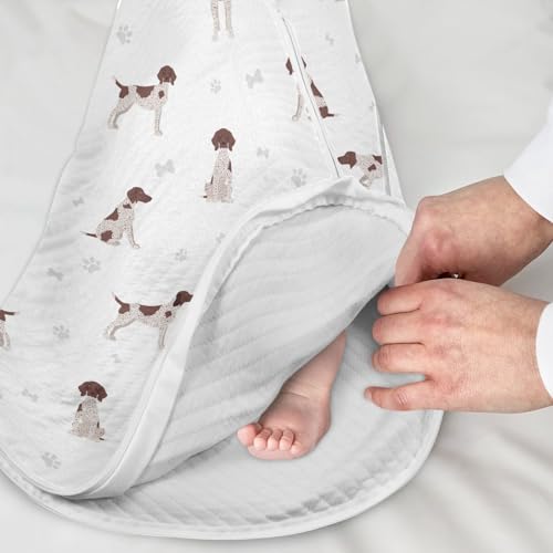 Image of vvfelixl Bright Funny Dinosaurs Baby Sleeping Bag Sleep Sack,Baby Wearable Blanket Sleep Suit for 0-6 Months