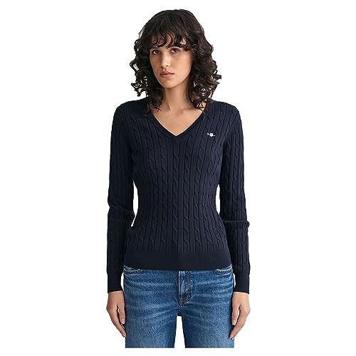 Vêtements GANT Stretch Cotton Cable V Neck pour Accessoires - vue 8