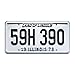 Price comparison product image Celebrity Machines Halloween | 59H 390 | Metal Stamped License Plate