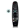 QRL AN-MR20GA Replacement Magic Remote Control for LG Smart TV Remote LG-TV-Remote with Voice and Pointer Function Universal LG Remote for LG UHD OLED QNED NanoCell 4K 8K Models Google/Alexa, Black