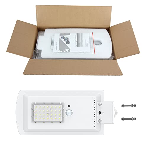 Tenkoo Solar Street Lights Outdoor Ip65 Motion Sensor Led Parking Lot Lighting Dusk To Dawn Commercial Area Flood Light For Stadium Yard Garage Garden (Cool White)… #TOP5