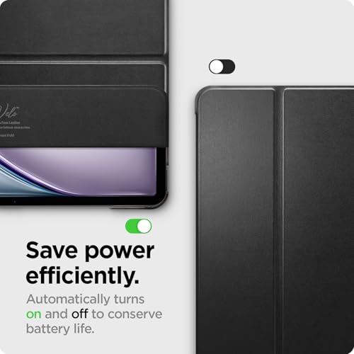 Image of Spigen for iPad Air 13 Inch Case M4 (2026), iPad Air 13 Inch Case M3 /M2 (2025 /2024), Smart Fold, Liquid Air Folio, Protective Tri-Fold Cover, Black