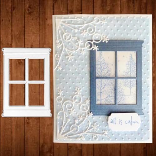 Estêncil de corte de metal para janela, álbum de recortes, faça você mesmo, cartão de papel para car