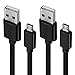 Micro USB Cable,[10Ft 2Pack] Extra Long Fast Charger Cord for Galaxy S7 Edge,High Speed Durable USB Charging Cable for Android Phone,Samsung S6 Edge/Note 5/4,Honor 6X/LG/Echo Dot(2nd Generation)/Tap