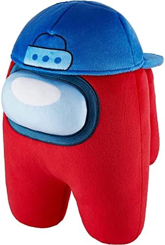 Among Us Mascota de peluche grande naranja figura 30 cm