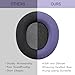 Ear Pads Replacement for SteelSeries Arctis Nova - Magic Mesh Fabric Earpads for Arctis Nova Pro Wired, Nova 1, 3, 4, 5, 7 Headphones - Made by GEVO Cushions with High-Density Foam - Purple