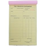 Hemobllo Modulo d Ordine Aziendale in Inglese Blocco delle Ricevute per Piccole Imprese Registro delle Fatture Fiscali Libretto degli Ordini Commerciali in Parti Pagine