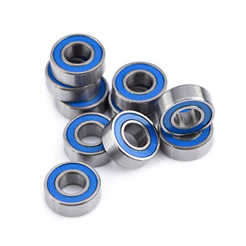 10 Pcs 5X11X4Mm Replacement Precision Ball Bearings Mr115-2Rs For Traxxas #TOP6