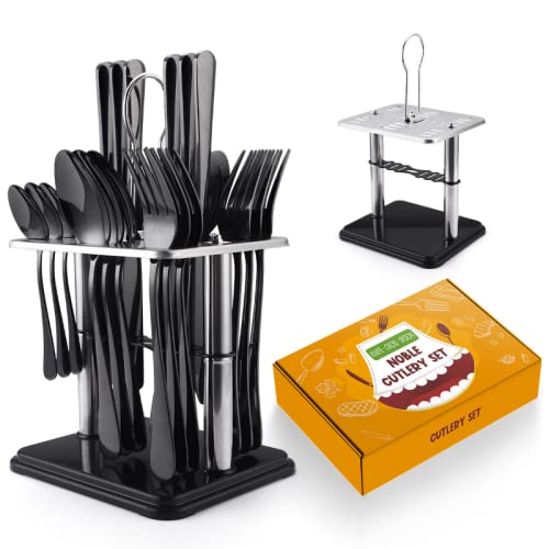Set Cubiertos Mesa 24 Piezas Acero Inoxidable