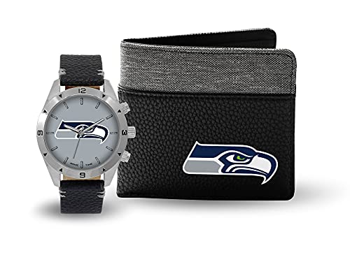 Seattles Seahawks - NFL Watch and Wallet Combo Gift Set by Game Time