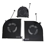 ZHAWULEEFB Replacement New CPU+GPU+GUP Secondary fanCooling Fan for Dell Alienware M18 M18X R1 MG75091V1-C110-S9A MG75091V1-C140-S9A EG50060S1-C690-S9A NS8CC26 NS8CC25 DC12V 0.41A NS55C15 DC5V 0.34A