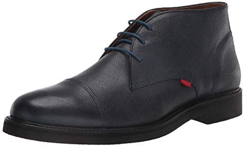 MARC JOSEPH NEW YORK Herren Leather Made in Brazil Luxury Lug Boot Stiefelette, Marineblau Mini Grainy, 47 EU Cover