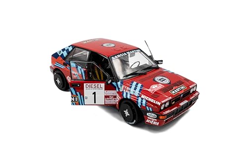Solido Lancia Delta HF Integrale 1:18 Rojo Modelo Diecast miniatura 6