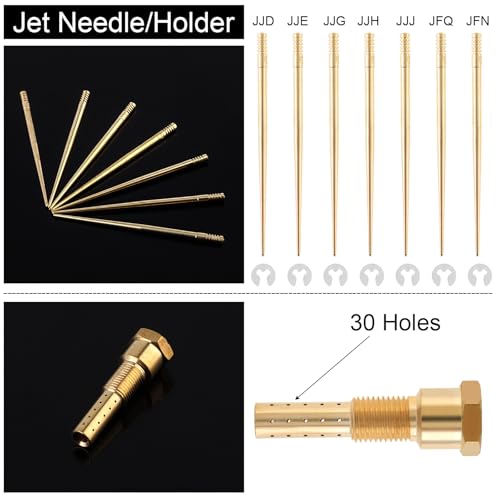 Windance MFS_307 30Pcs Carburetor Main Slow Jet Injection Nozzle Emulsion Tube Nozzle Holder Kit Fit thumb #5