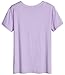 Latuza Women's V-neck Sleepwear Short Sleeve Pajama Set XL Purple