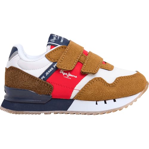 Pepe Jeans London Life BK, Sneak Niños, Marrón Tuerca Marrón, 31 EU