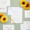 Juvale Thank You Cards with Envelopes - Bulk Blank Thank You Notes & Cards for Kids & Adults - 6 Assorted Rainbow Designs - White, 48 Pack, 4 x 6 In