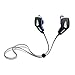 Bluetooth Headphones, ZZSY Wireless Bluetooth Earphone, Stereo In-Ear Noise Cancelling Sweat-proof Sports Headset with Microphone (Blue)