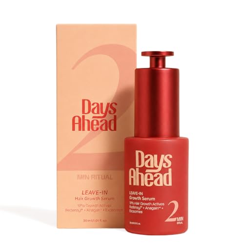 Image of Days Ahead Leave-In Hair Growth Serum | Redensyl, Anagain, Caffeine & Ceramide | Promotes New Hair Growth | Advanced Anti Hair Fall Treatment | Non-Sticky, Oil-Control Formula |For Both Women & Men