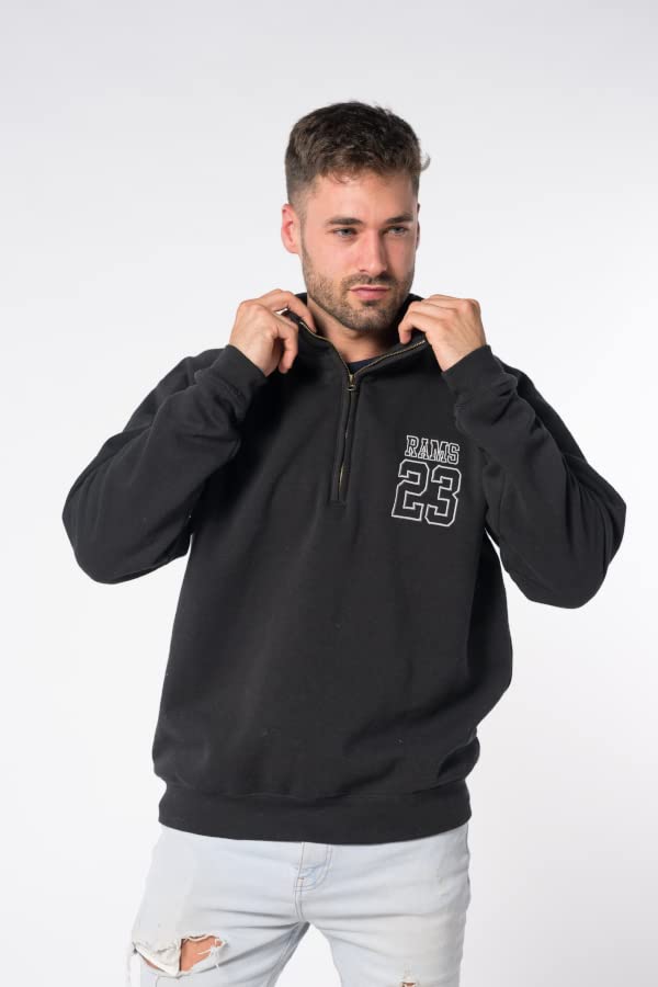 Sweat-shirt avec fermeture éclair isolant noir XL - 2