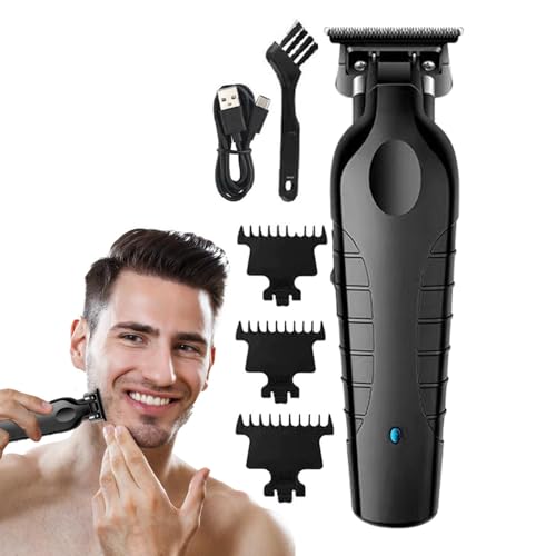 Recortador de cabello para hombres, recortador de cabello para hombres,Preparatoria profesional recargable | Kit de aseo para hombre de barcilla de cabello eléctrico tranquilo, recortadora de cara de