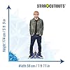 STAR CUTOUTS CS935 Ed Sheeran Green Jacket Lifesize Cutout with 1 x Free Mini Cardboard Cut Out, Multicolor, Life Size #3