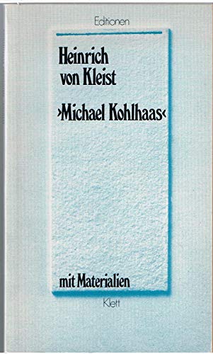 Michael Kohlhaas. ( Aus einer alten Chronik). M... [German] 3123515001 Book Cover