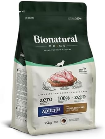 Bionatural Prime - Frango Cães De Raças Méd/Grand Adultos 15kg