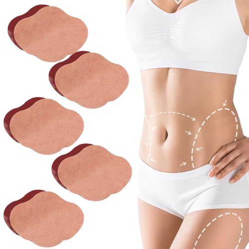 JYNVO 5pcs Cerotti Dimagranti Efficaci, Slim Patch, Brucia Grassi Addominali, Patch Dimagrante Anticellulite, Vita Sottile, Bruciatore Di Grasso, Perdita Peso Veloce e Sicura